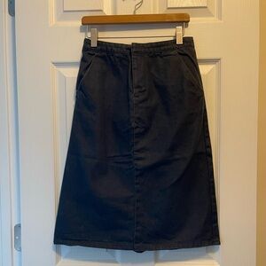 GAP Black A-Line Women's Jeans Skirt